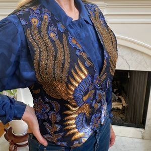 HOST PICK! Very Detailed Beaded Vintage Boutique Vest